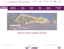 Tablet Screenshot of chambresdhotesdecharme.com